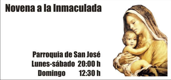 Novena a la Inmaculada y Misa del Gallo